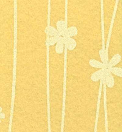 250190-56 - Stafil - Felt flowers, Yellow Pastel/Cream