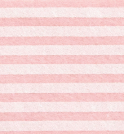 250194-44 - Stafil - Felt stripes, Pink Pastel/Cream