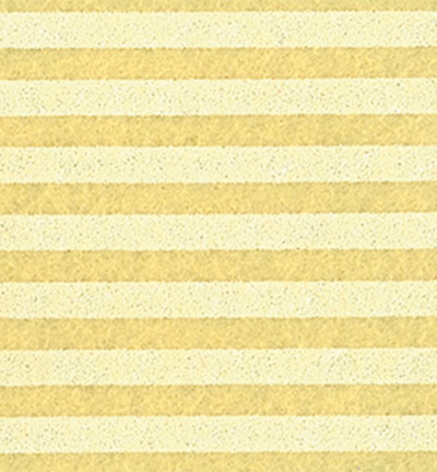 250194-56 - Stafil - Felt stripes, Yellow Pastel/Cream
