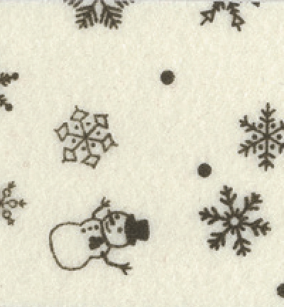 250195-25 - Stafil - Felt snow, Offwhite/Brown
