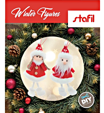 3928-101 - Stafil - DiY set, kerstman / vrouw (2)