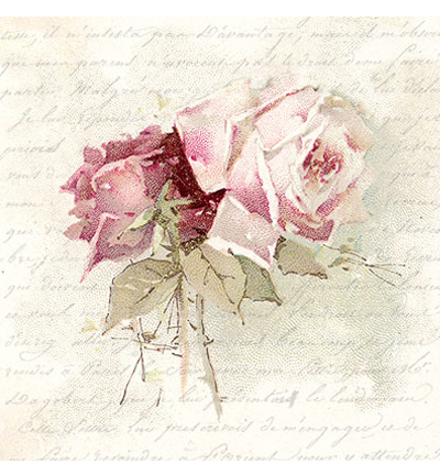 9533-89 - Stafil - Servet, Vintage Rose Poem
