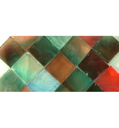 7612-011 - Stafil - Glass mosaic, pink/turquoise