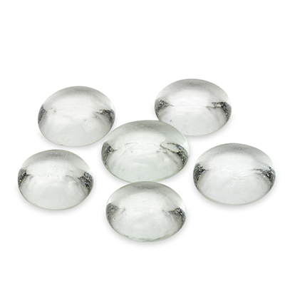 7612-40 - Stafil - Glass stones, transparente