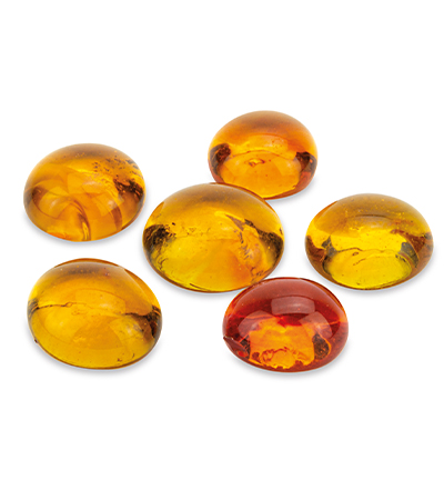 7612-42 - Stafil - Glass stones, orange