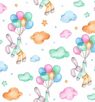 240135-01 - Stafil - Rabbits / balloons