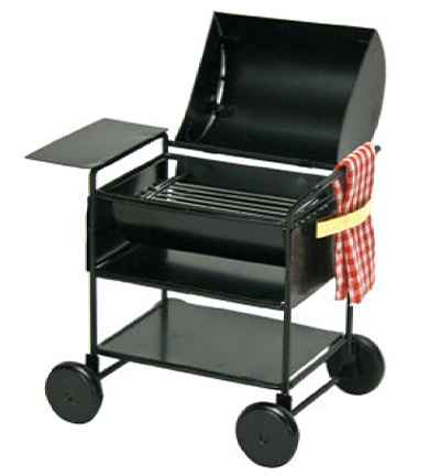 3392-81 - Stafil - Miniatures, Barbecue grill black