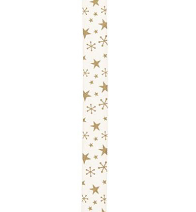 VR15-20028 - Stafil - Christmas ribbon, Stars, Snowflakes gold
