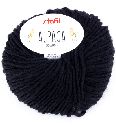 100916-9 - Stafil - Alpaca Wool 70, Black