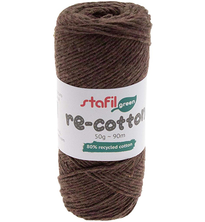 108077-09 - Stafil - Re-cotton, Dark Brown