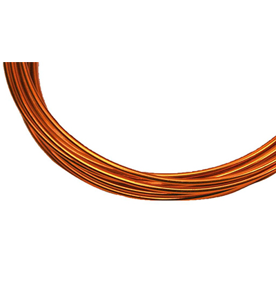 6011-201 - Stafil - Aluminium wire round, Orange