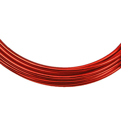 6011-211 - Stafil - Aluminium wire round, Red
