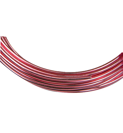 6011-231 - Stafil - Aluminium wire round, Pink