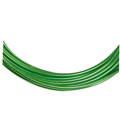 6011-251 - Stafil - Aluminium wire round, Green