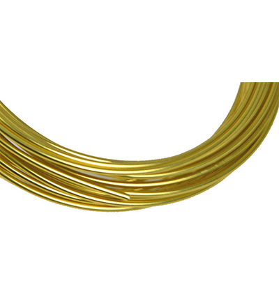 6011-291 - Stafil - Aluminium wire round, Gold