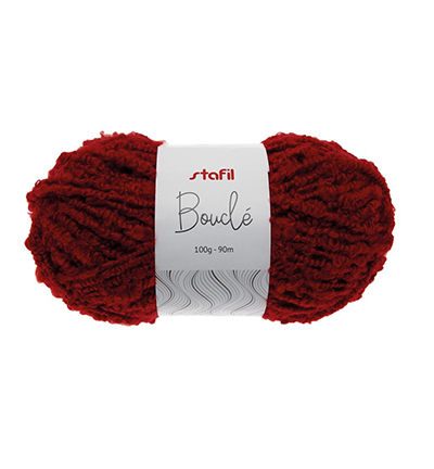 108085-05 - Stafil - Boucle Yarn, Red