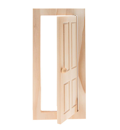 880-011 - Stafil - Porte en bois miniature