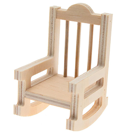 884-011 - Stafil - Wooden Miniature Rocking Chair