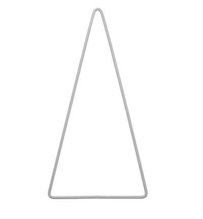 673-01 - Stafil - Triangle isocèle en métal, Blanc