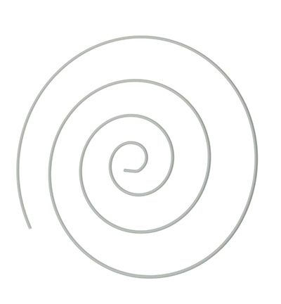 670-01 - Stafil - Cercle Spirale en métal Blan