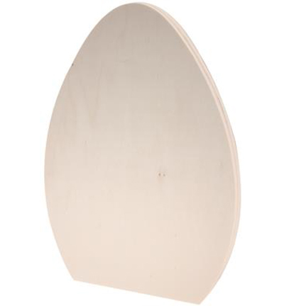 8647-03 - Stafil - Flat wooden egg groot
