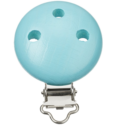 H3260-013 - Stafil - Clip voor speenketting, Turquoise