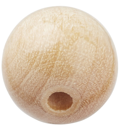 H3260-400 - Stafil - Perle en bois pour cordon tétine, Naturel clairt