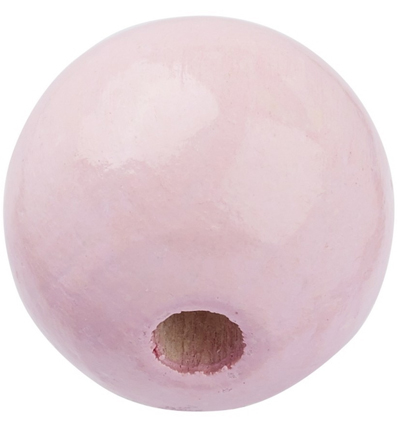 H3260-405 - Stafil - Wooden bead for dummy ribbon, Pink