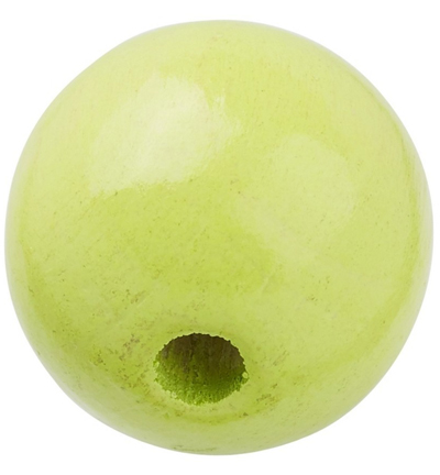 H3260-407 - Stafil - Perle en bois pour cordon tétine, Citron vert