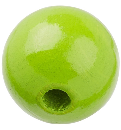 H3260-409 - Stafil - Perle en bois pour cordon tétine, Vert pomme