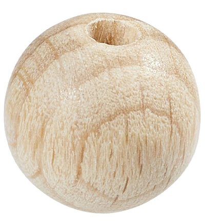 H3260-413 - Stafil - Perle en bois pour cordon tétine, Naturel