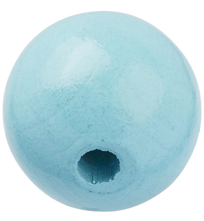 H3260-423 - Stafil - Houtkraal voor speenketting, Turquoise
