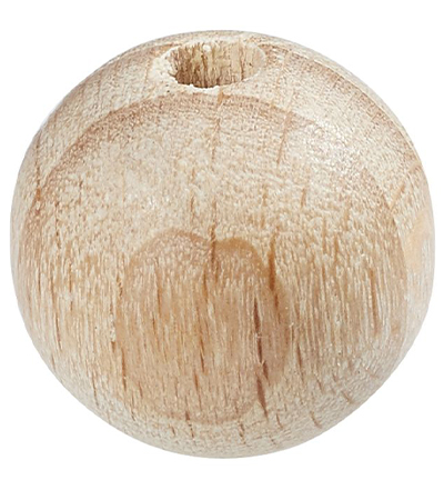 H3260-433 - Stafil - Perle en bois pour cordon tétine, Naturel