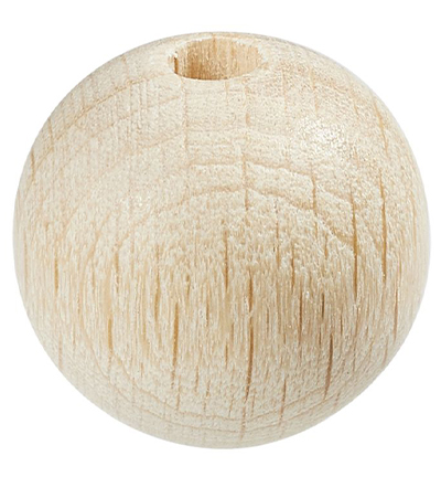 H3260-453 - Stafil - Perle en bois pour cordon tétine, Naturel clair