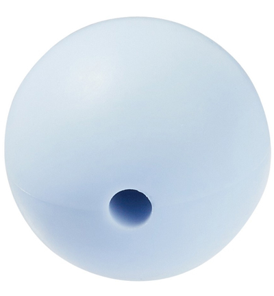 H3264-130 - Stafil - Perle en silicone pour cordon tétine, Bleu clair