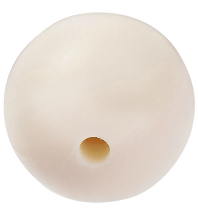 H3264-136 - Stafil - Perle en silicone pour cordon tétine, Naturel