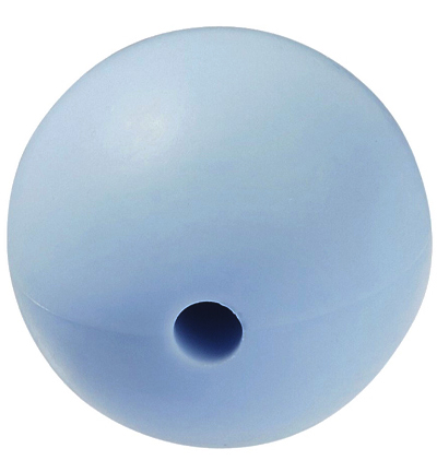 H3264-139 - Stafil - Perle en silicone pour cordon tétine, Bleu gris
