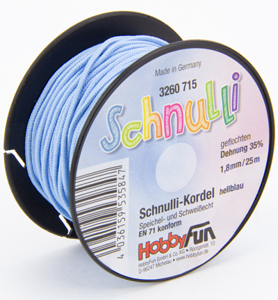 H3260-715 - Stafil - String for dummy ribbons plaited, Light blue