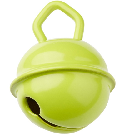 H3260-807 - Stafil - Bells for pacifier chain, Lime, 2 x 15mm