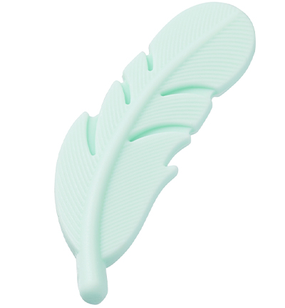 H3264-703 - Stafil - Silicone feather for dummy chain 55mm, Mint