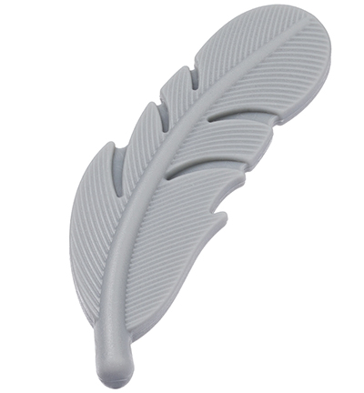 H3264-704 - Stafil - Silicone feather for dummy chain 55mm, Grey