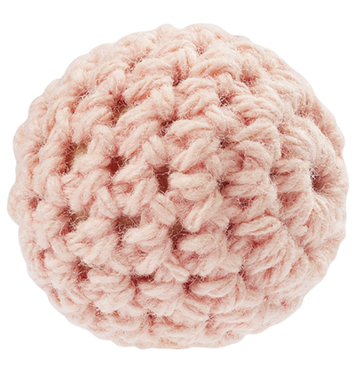 H3266-002 - Stafil - Crochet bead for dummy chain, Peach, 2 x 20mm