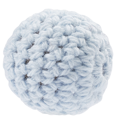 H3266-003 - Stafil - Perle en crochet pour cordon tétine, Bleu clair