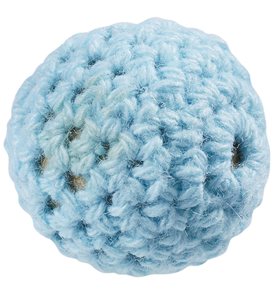 H3266-009 - Stafil - Perle en crochet pour cordon tétine, Turquoise