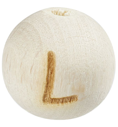 H3260-611 - Stafil - Letter sphere for dummy ribbon, Beech natural light, L