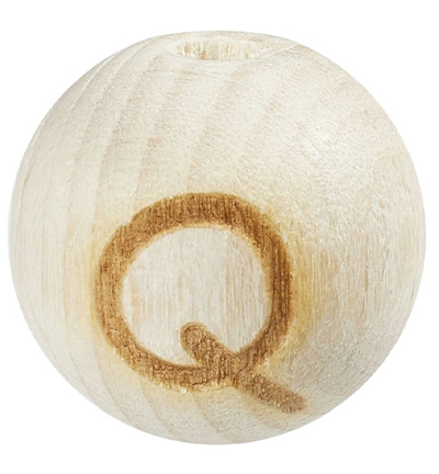 H3260-616 - Stafil - Letter sphere for dummy ribbon, Beech natural light, Q