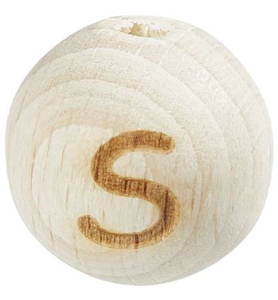 H3260-618 - Stafil - Letter sphere for dummy ribbon, Beech natural light,S