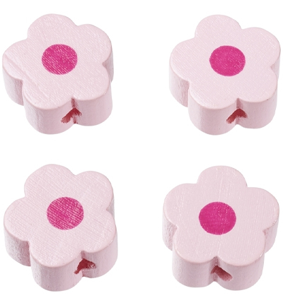 H3260-055 - Stafil - Fleurs pour cordon tétine, Rose