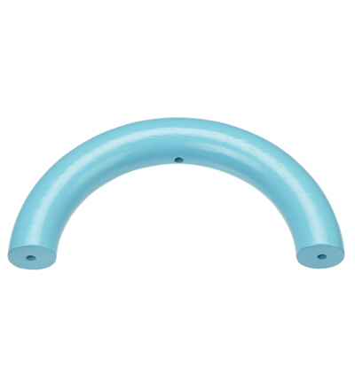 H3260-243 - Stafil - Houten Halve ring voor speenketting, Turquoise