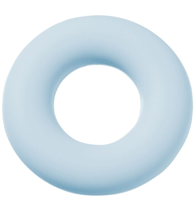 H3264-120 - Stafil - Ring uit silicoon voor speenketting, Lichtblauw